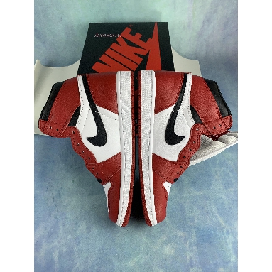 Air Jordan 1 Retro High OG Chicago 555088-101-2 White/Black/Varsity Red Mens Womens Shoes