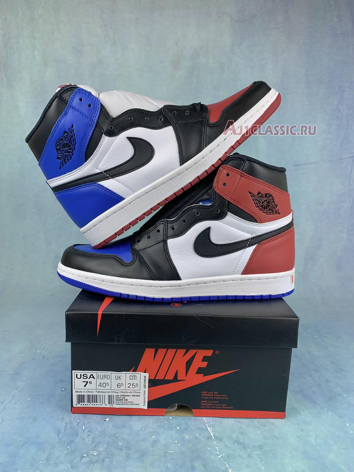 New Air Jordan 1 Retro High OG "Top 3" 555088-026-2 Shoes