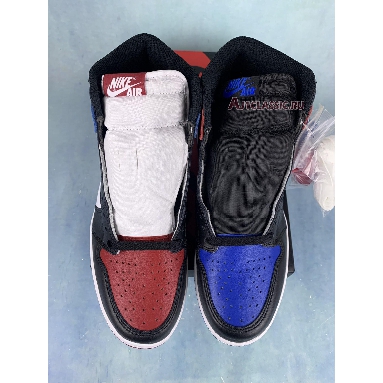 Air Jordan 1 Retro High OG Top 3 555088-026-2 Black/Varsity Red-Varsity Royal Sneakers