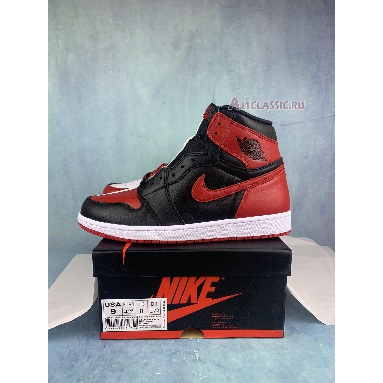 Air Jordan 1 Retro High OG NRG Homage to Home 861428-061-2 Black/White-University Red Sneakers