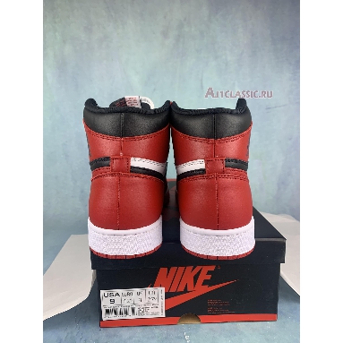 Air Jordan 1 Retro High OG NRG Homage to Home 861428-061-2 Black/White-University Red Sneakers