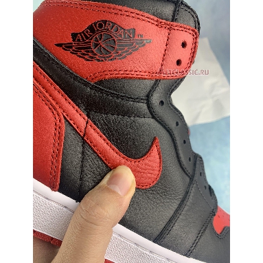 Air Jordan 1 Retro High OG NRG Homage to Home 861428-061-2 Black/White-University Red Mens Womens Shoes