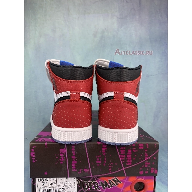 Marvel x Air Jordan 1 Retro High OG Origin Story Special Box 555088-602-3 Gym Red/White/Black/Photo Blue Mens Womens Shoes