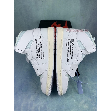 Off-White x Air Jordan 1 Retro High OG White AQ0818-100-3 White/White Mens Womens Shoes