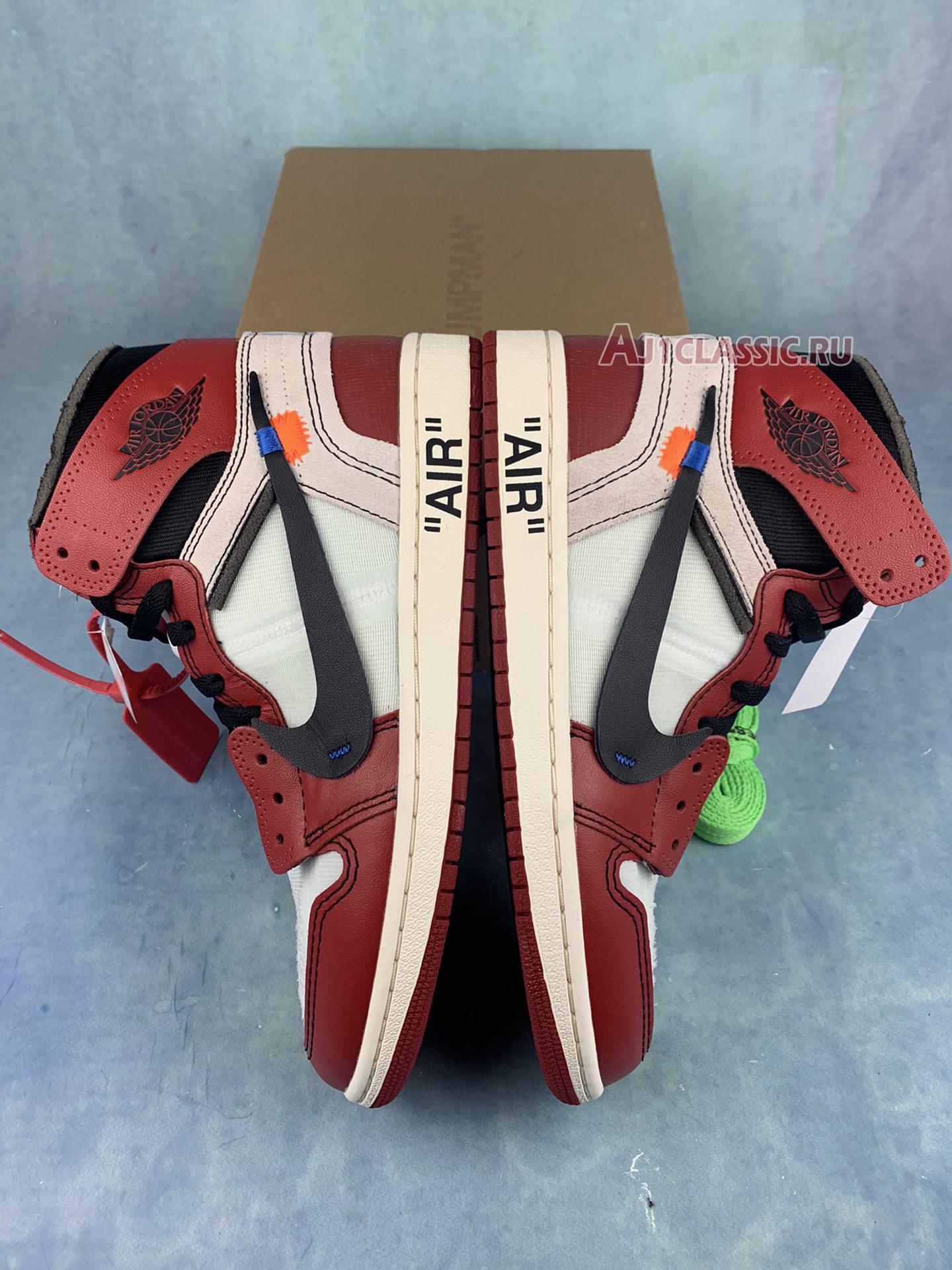 New Off-White x Air Jordan 1 Retro High OG "Chicago" AA3834-101-2 Shoes