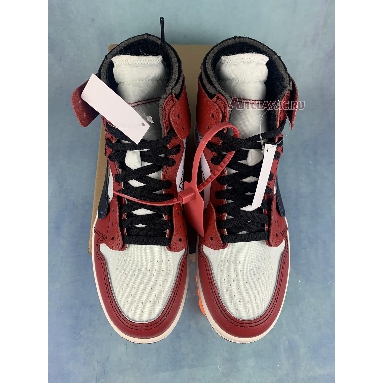 Off-White x Air Jordan 1 Retro High OG Chicago AA3834-101-2 White/Black-Varsity Red-Black Mens Womens Shoes