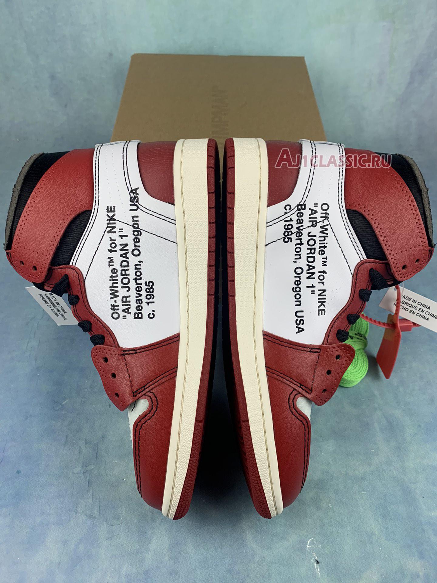 New Off-White x Air Jordan 1 Retro High OG "Chicago" AA3834-101-2 Shoes