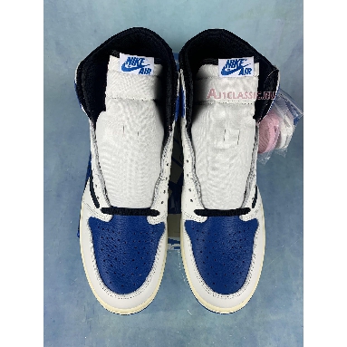 Travis Scott x Fragment x Air Jordan 1 High OG SP Military Blue DH3227-105-3 Sail/Black-Military Blue-Shy Pink Mens Womens Shoes