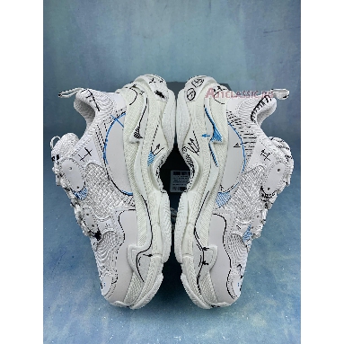 Balenciaga Triple S Sneaker White Black Blue 536737 W3SRB 9014 White/Black/Blue Sneakers