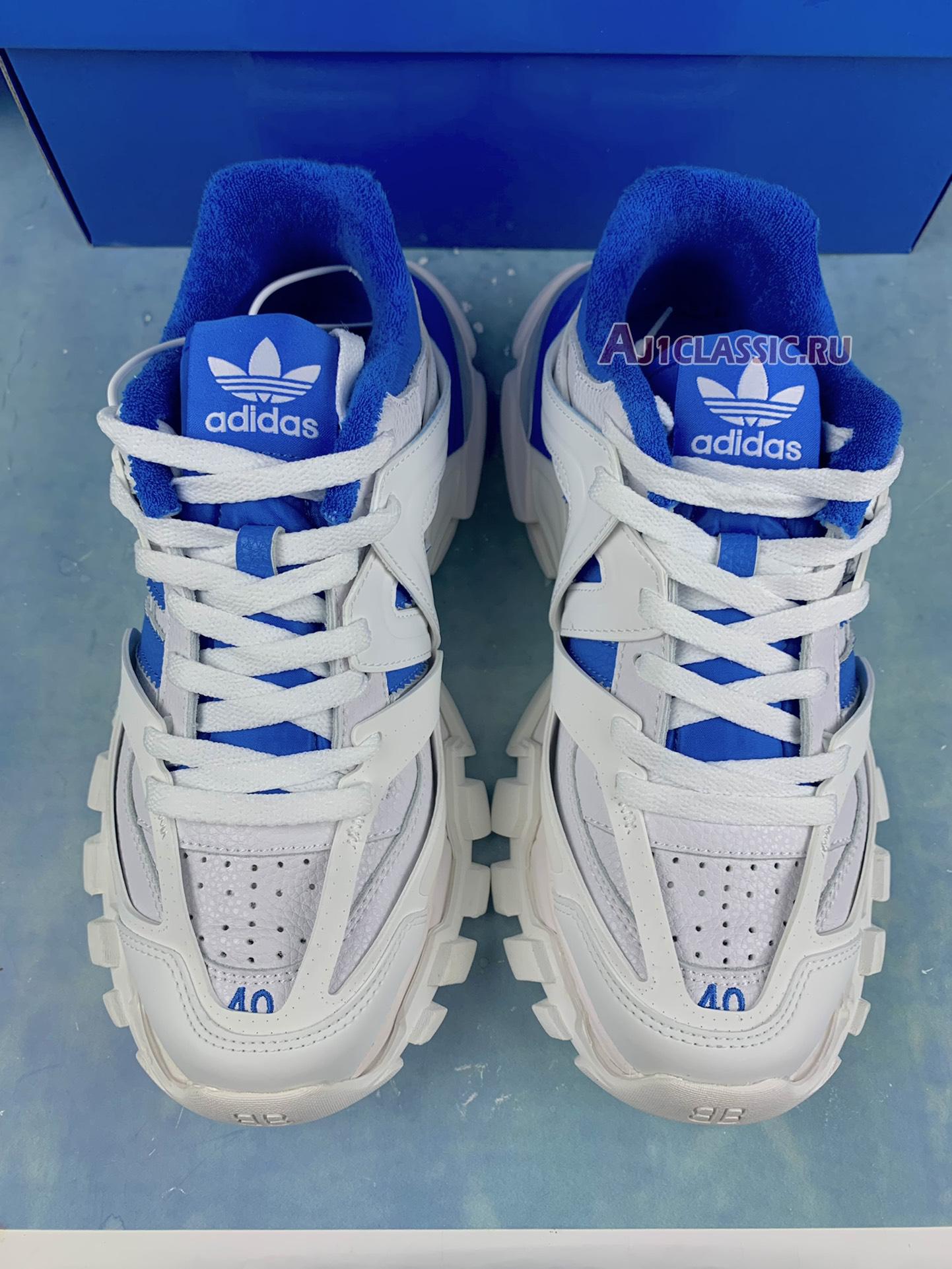 Balenciaga Adidas Track Forum Low Top Sneaker "White Blue" 741107 W3CZ 19040