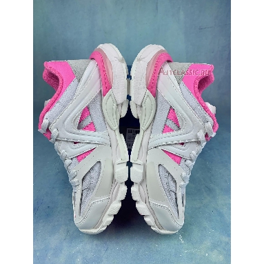 Balenciaga Adidas Track Forum Low Top Sneaker White Neon Pink 741106 W3CZ 19050 White/Neon Pink Sneakers