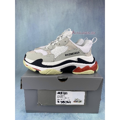 Balenciaga Triple S Sneaker White Black Red 533882 W09E1 9000 White/Silver/Grey/Black Sneakers