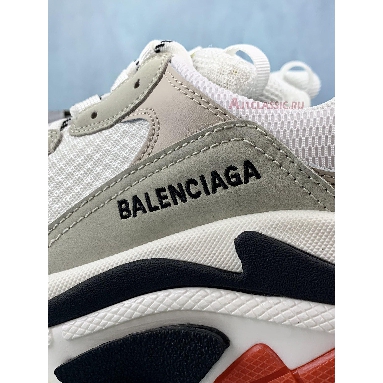 Balenciaga Triple S Sneaker White Black Red 533882 W09E1 9000 White/Silver/Grey/Black Mens Womens Shoes