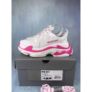 Balenciaga Triple S Sneaker Pink White 524039 W2CA 35390 Pink/White Mens Womens Shoes