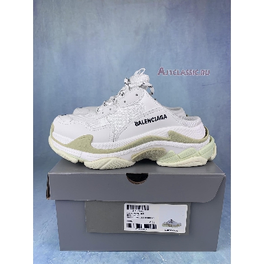 Balenciaga Triple S Mule White 755686 W3SM 29097 White/Black Sneakers