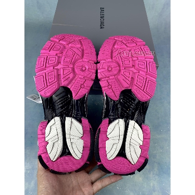 Balenciaga Runner Sneaker Silver Black Pink 677402 W3RBW 9155 Silver/Black/Fluo Pink Mens Womens Shoes