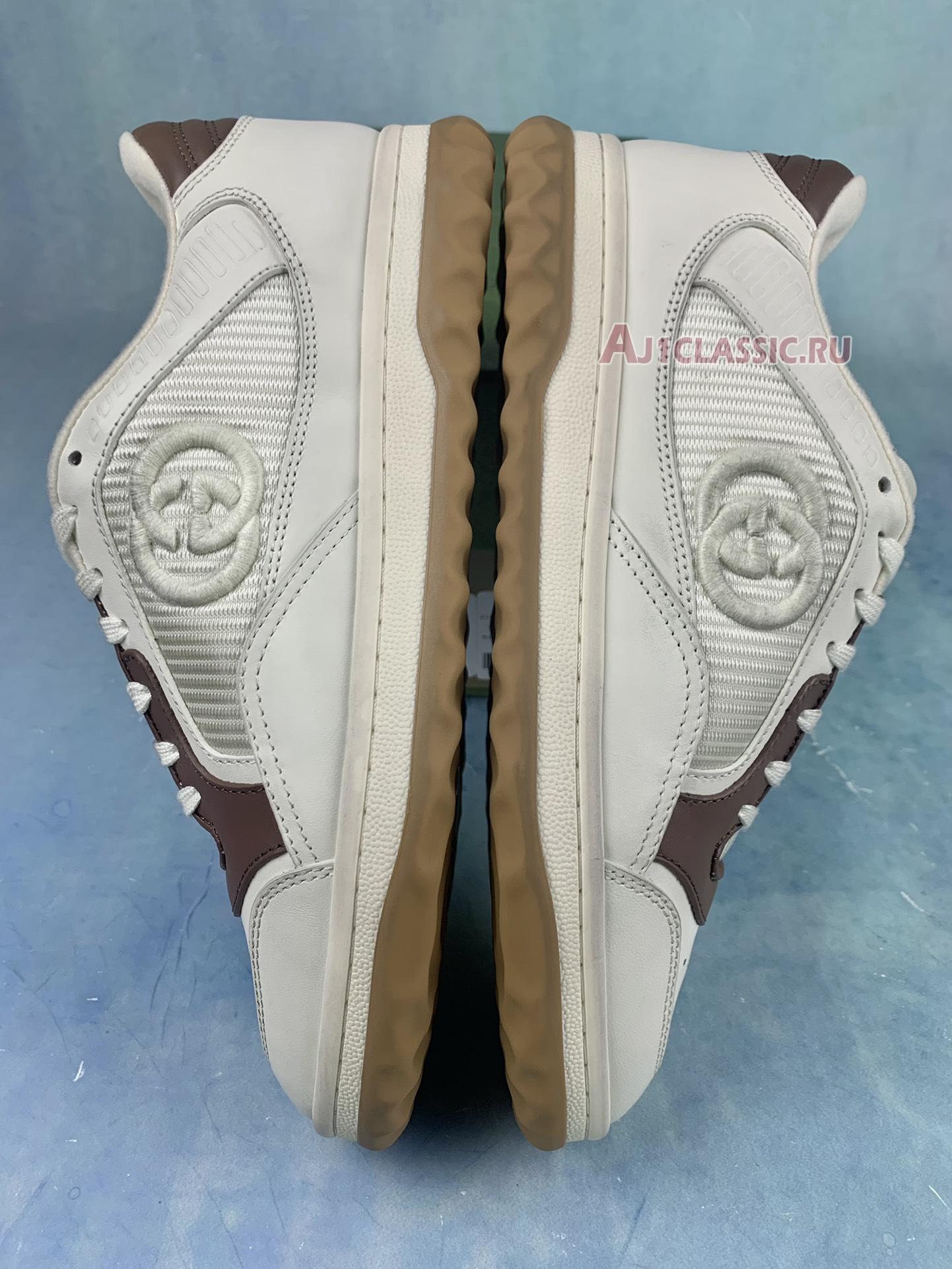 Gucci MAC80 Sneaker "Off White Brown" 741656 AAB79 9155