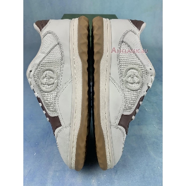 Gucci MAC80 Sneaker Off White Brown 741656 AAB79 9155 Off White/Brown Mens Womens Shoes