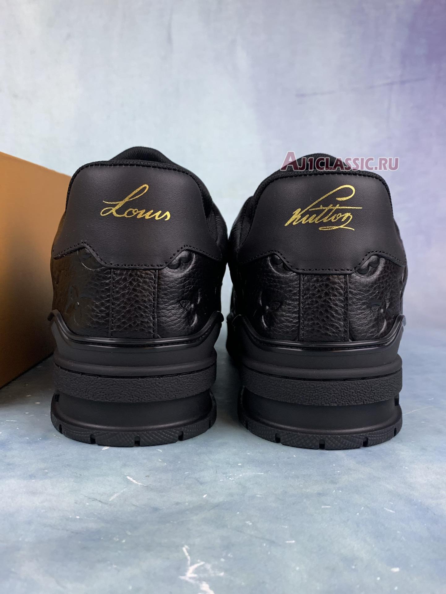 New Louis Vuitton Trainer Sneaker "Embossed Monogram - Black" 1A7WER Shoes