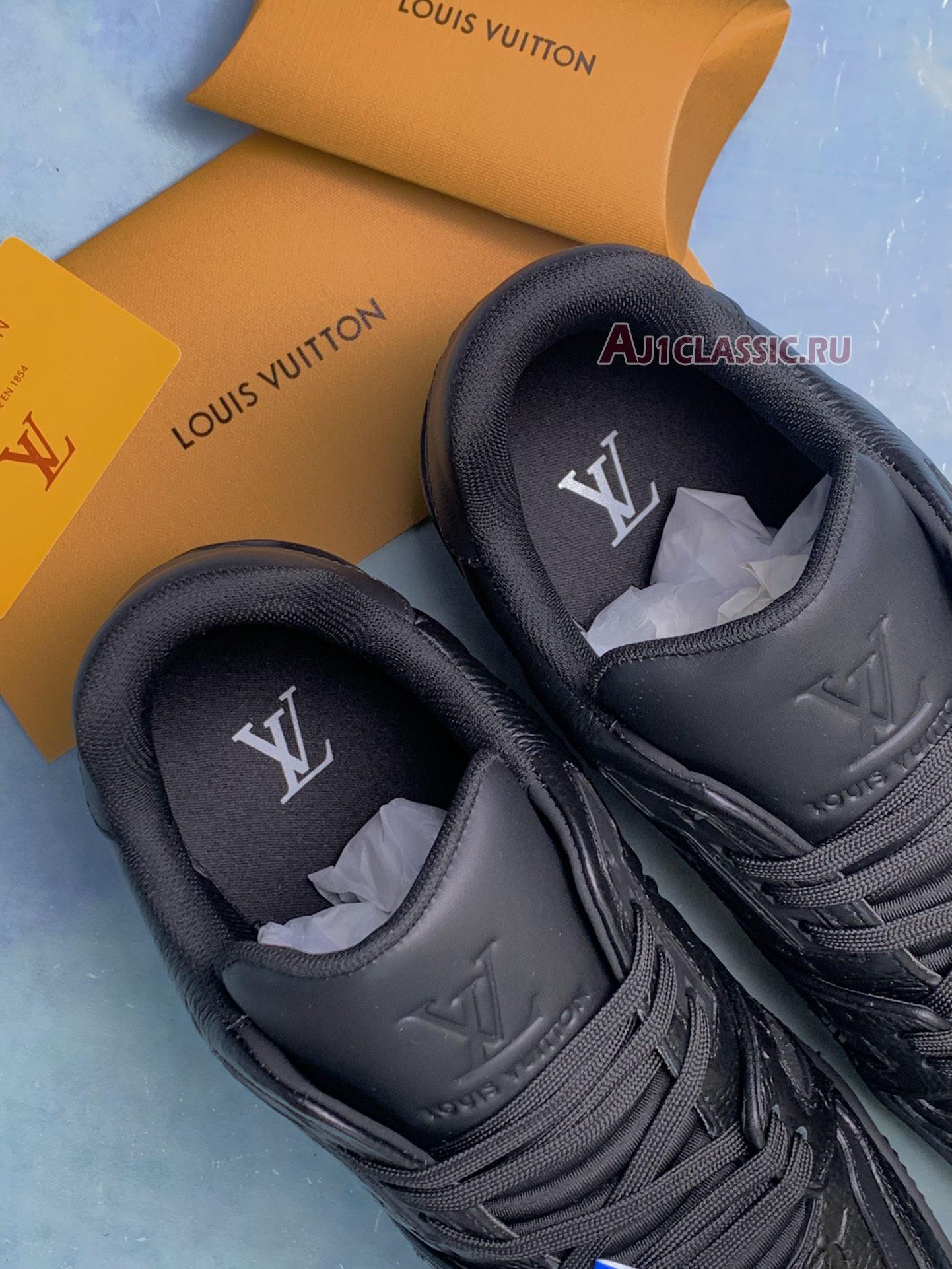 Louis Vuitton Trainer Sneaker "Embossed Monogram - Black" 1A7WER