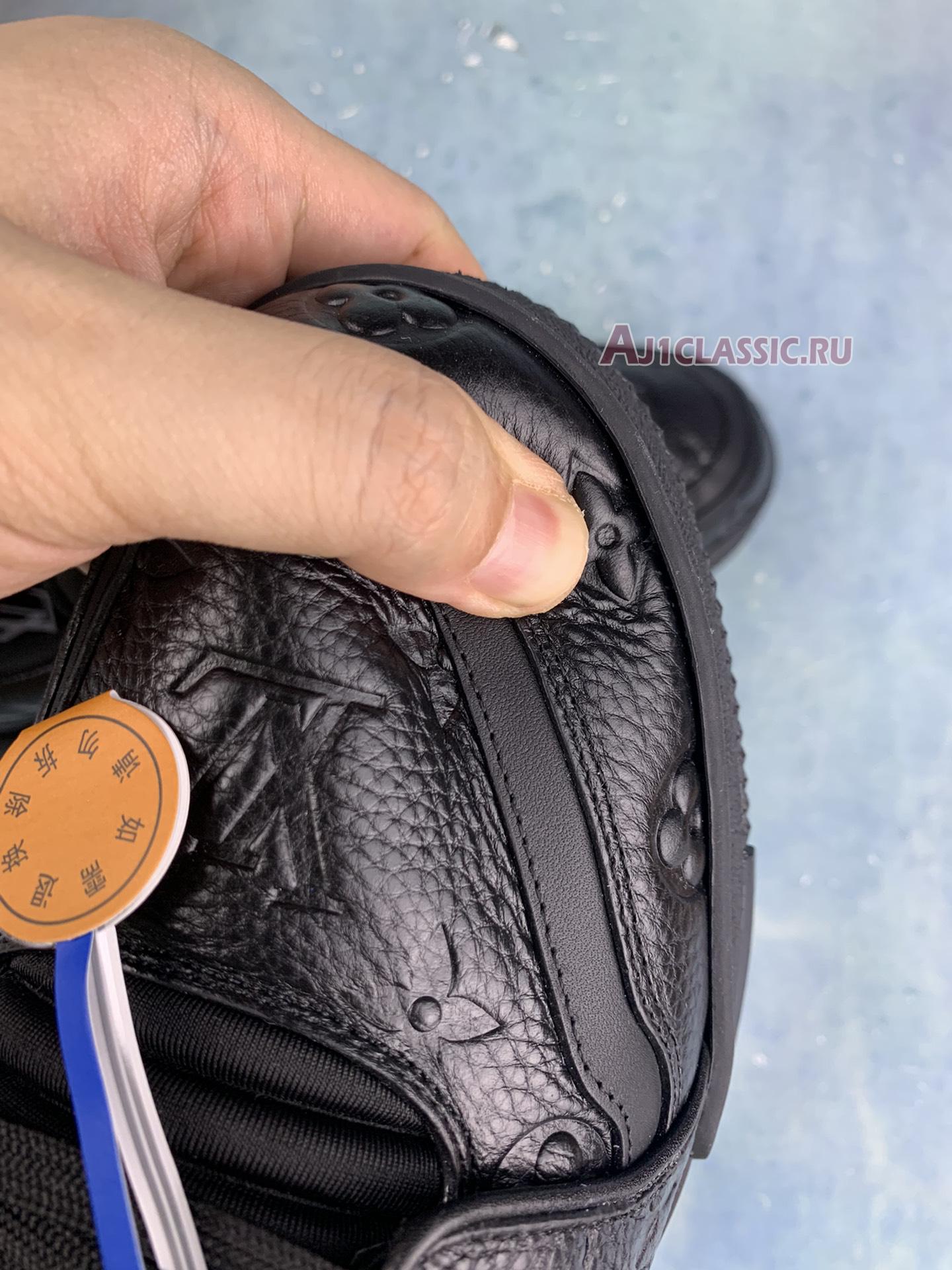 Louis Vuitton Trainer Sneaker "Embossed Monogram - Black" 1A7WER