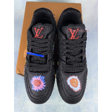 Louis Vuitton x Yayoi Kusama LV Trainer Sneaker Black 1ABD30 Black/Multi-Colour Sneakers