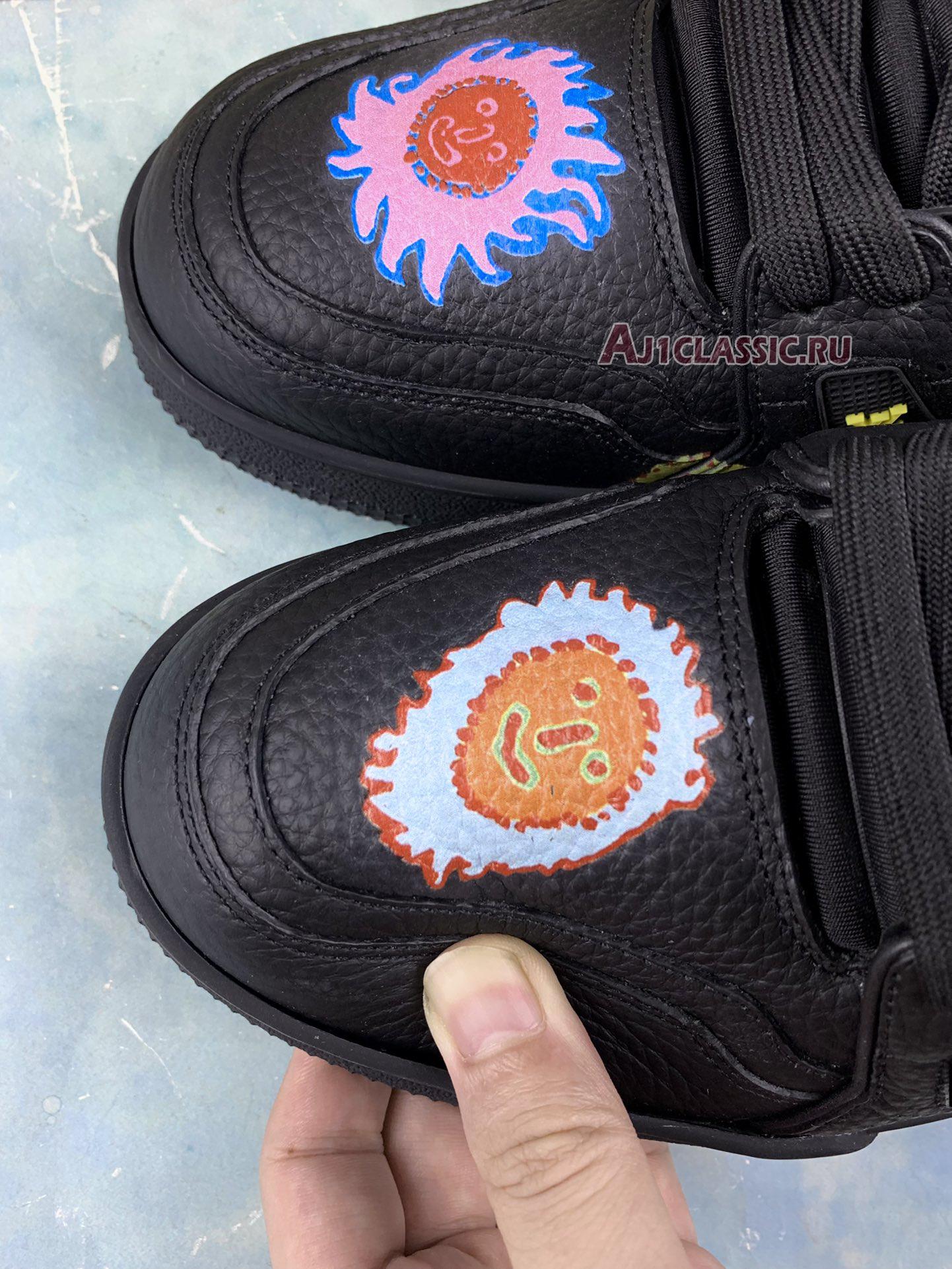 Louis Vuitton x Yayoi Kusama LV Trainer Sneaker "Black" 1ABD30