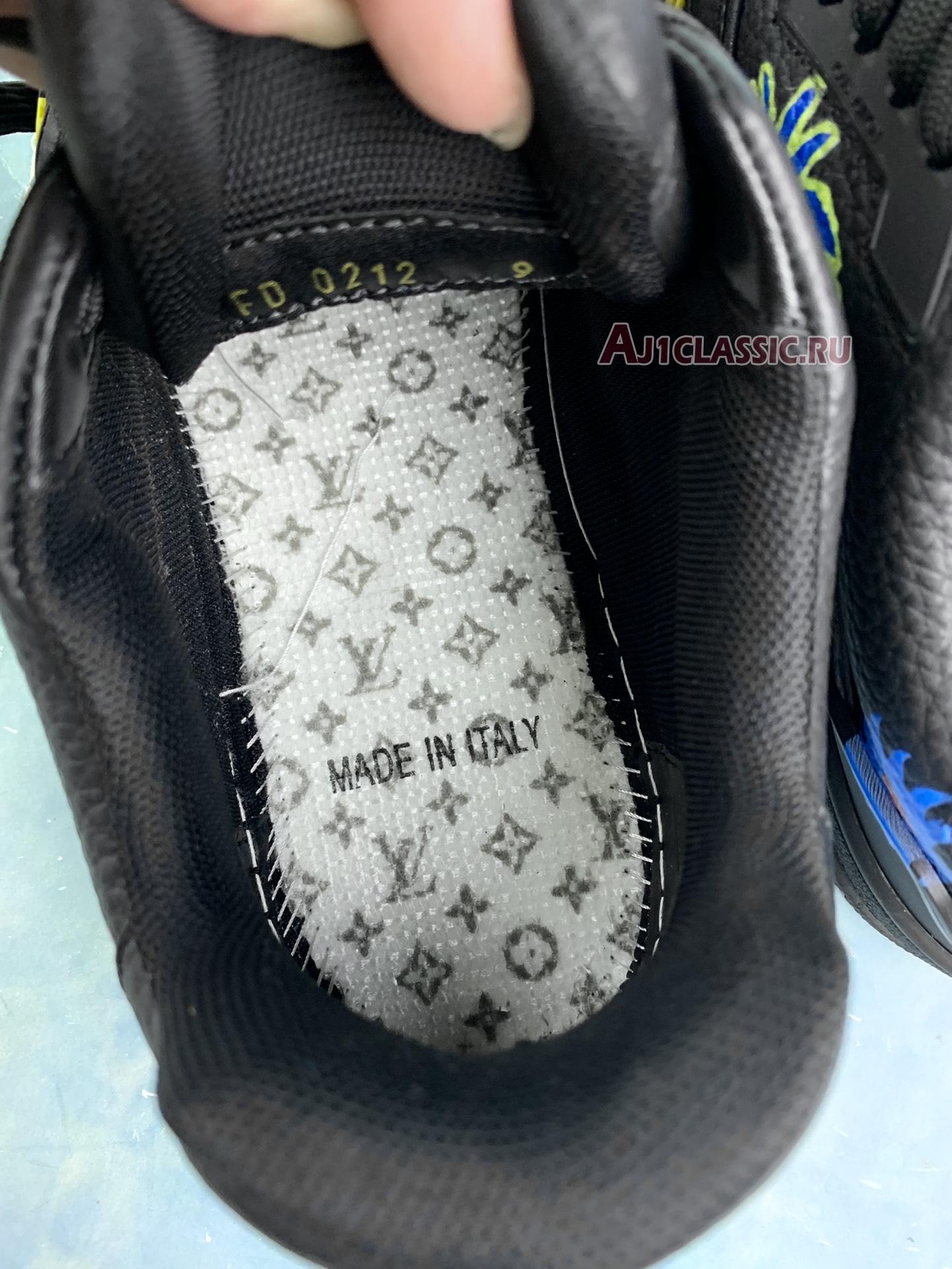 Louis Vuitton x Yayoi Kusama LV Trainer Sneaker "Black" 1ABD30