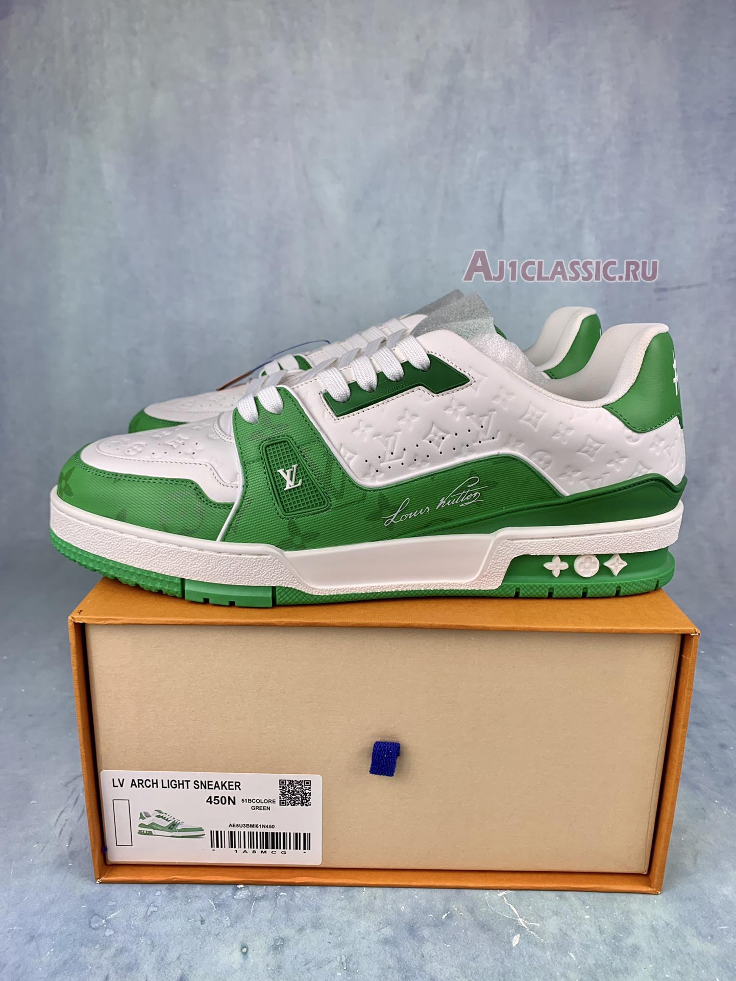 Louis Vuitton Trainer Low "#54 Mini Monogram - Green White" 1AANG3