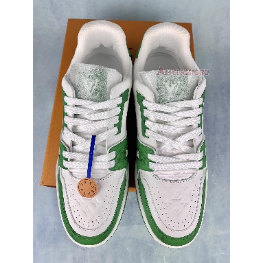 Louis Vuitton Trainer Low #54 Mini Monogram - Green White 1AANG3 Green/White Sneakers