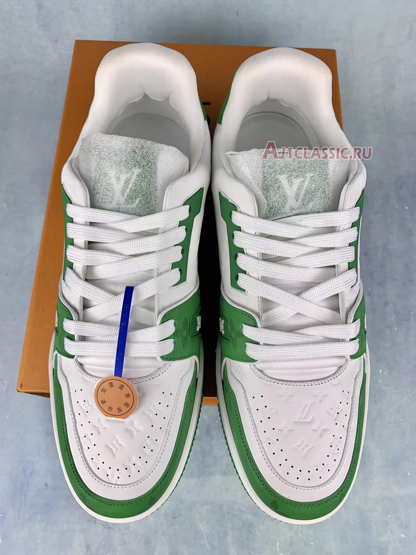 Louis Vuitton Trainer Low "#54 Mini Monogram - Green White" 1AANG3