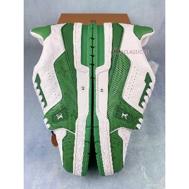 Louis Vuitton Trainer Low #54 Mini Monogram - Green White 1AANG3 Green/White Sneakers