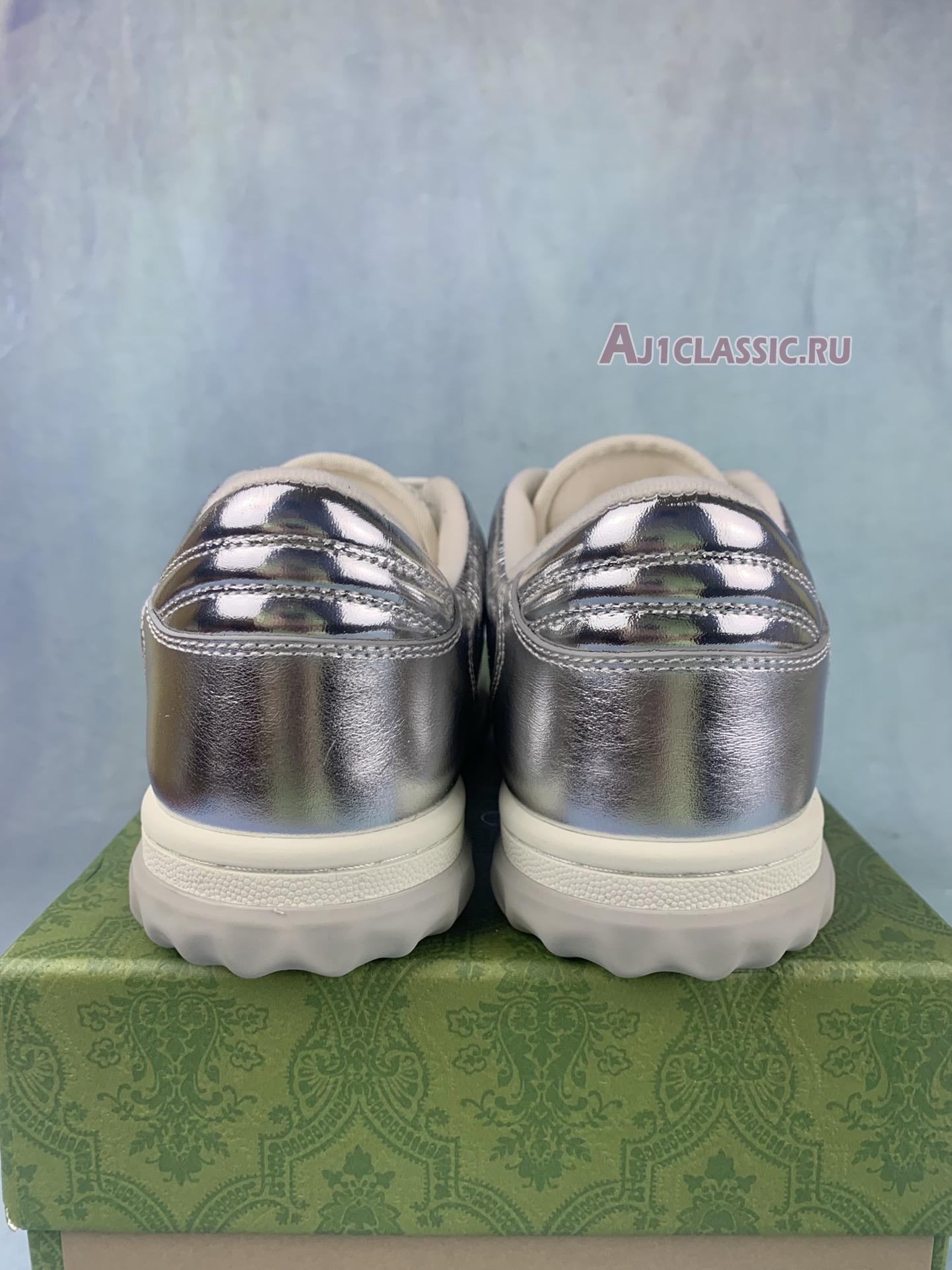 Gucci MAC80 Sneaker "Metallic Silver" 750834 AACA9 8141