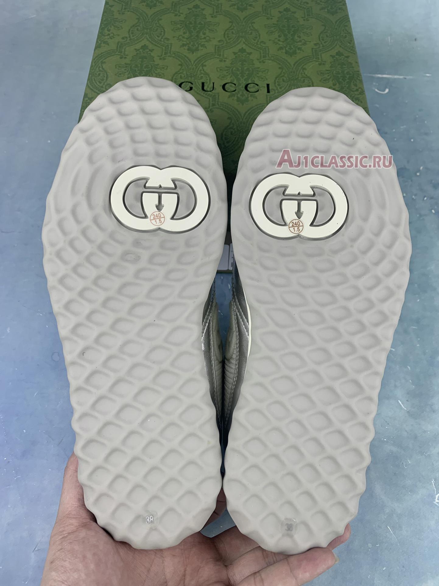 Gucci MAC80 Sneaker "Metallic Silver" 750834 AACA9 8141