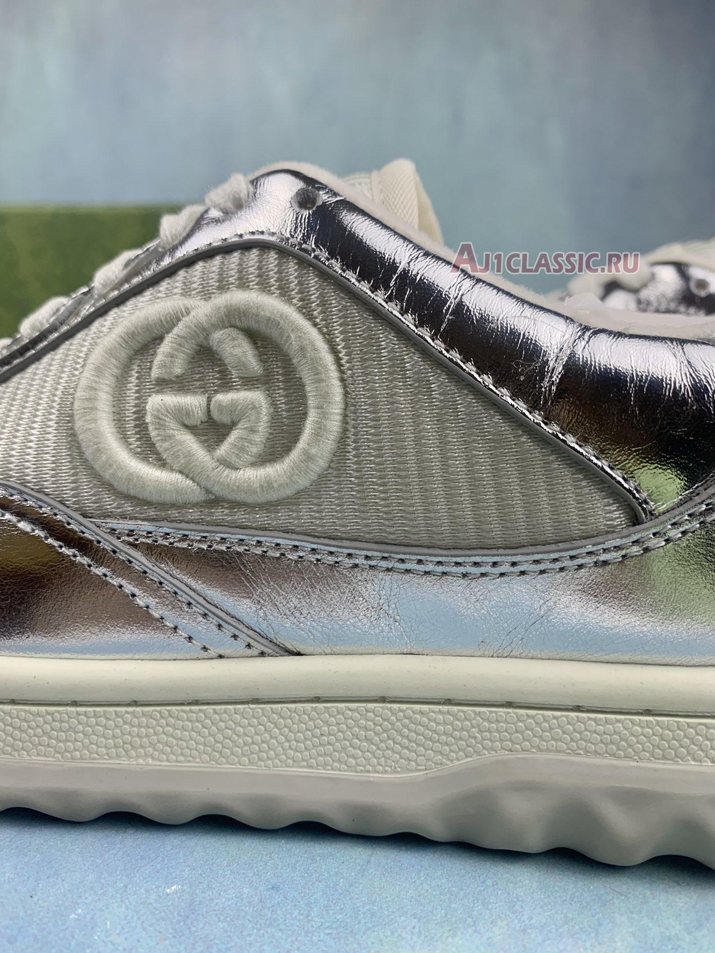 Gucci MAC80 Sneaker "Metallic Silver" 750834 AACA9 8141