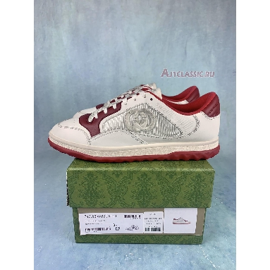 Gucci MAC80 Sneaker Off White Red 749896 AAB79 9150 Off White/Red Mens Womens Shoes