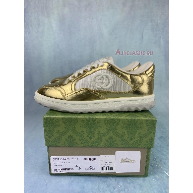 Gucci MAC80 Sneaker Gold 750834 AACA9 8044 Gold/White Mens Womens Shoes