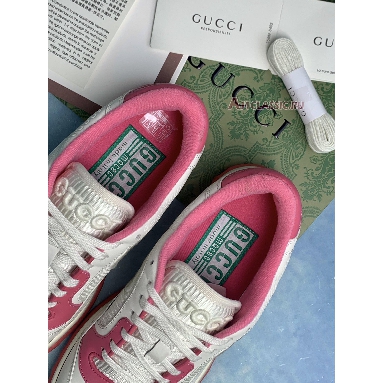 Gucci MAC80 Sneaker Off White Pink 749909 AAB79 9152 Off White/Pink Mens Womens Shoes