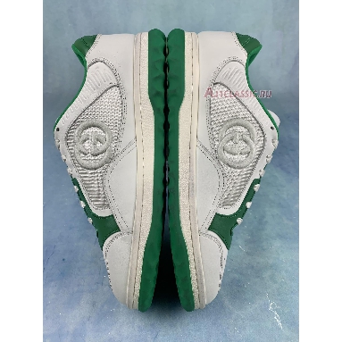 Gucci MAC80 Sneaker Off White Green 749896 AAB79 9148 Off White/Green Mens Womens Shoes