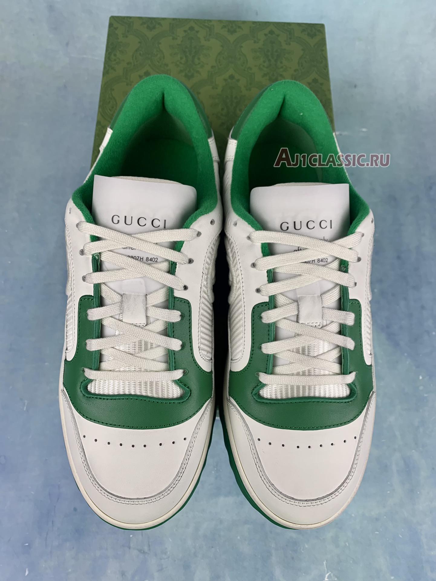 New Gucci MAC80 Sneaker "Off White Green" 749896 AAB79 9148 Shoes