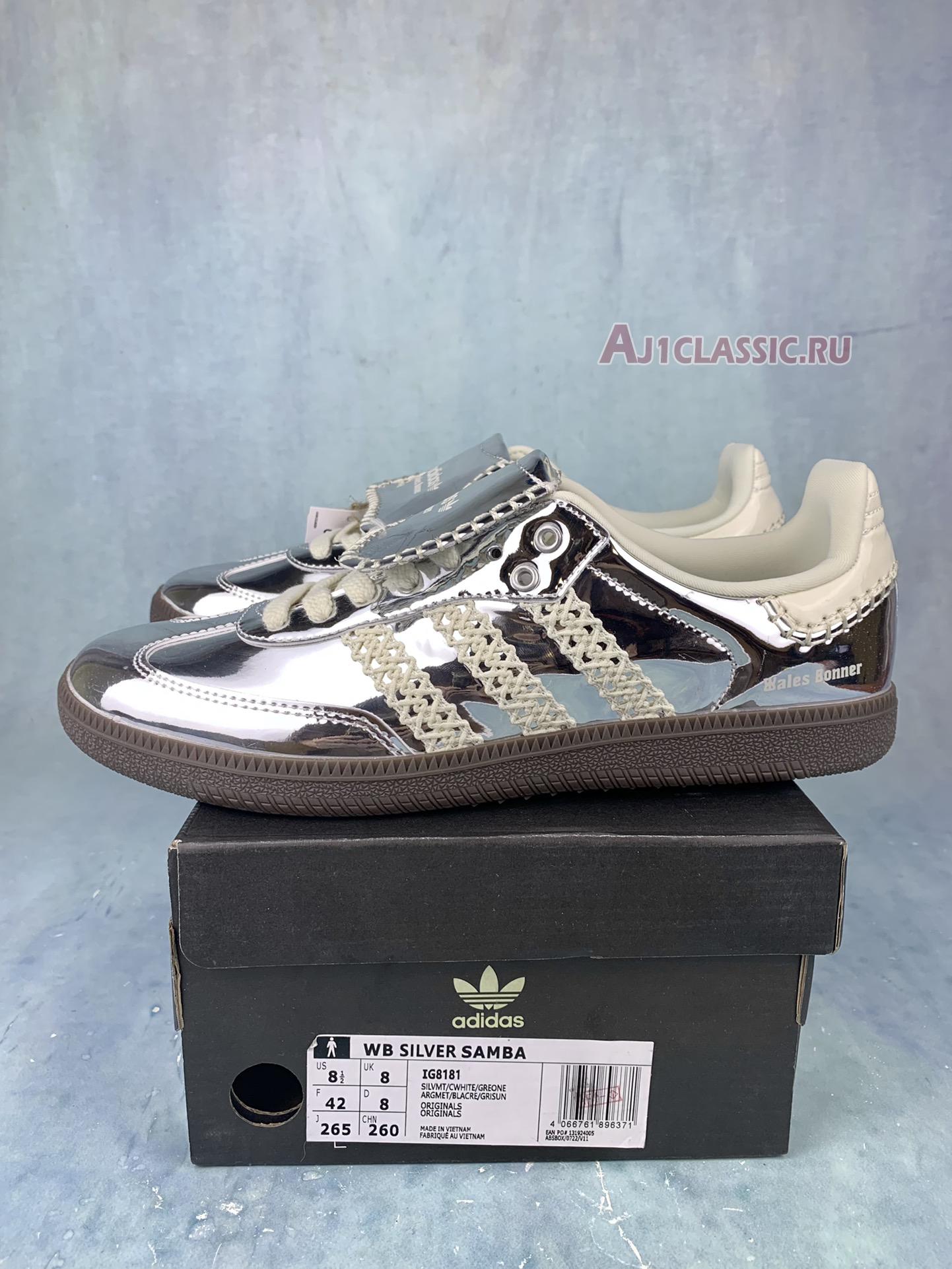 New Wales Bonner x Adidas Samba "Silver Metallic" IG8181 Shoes