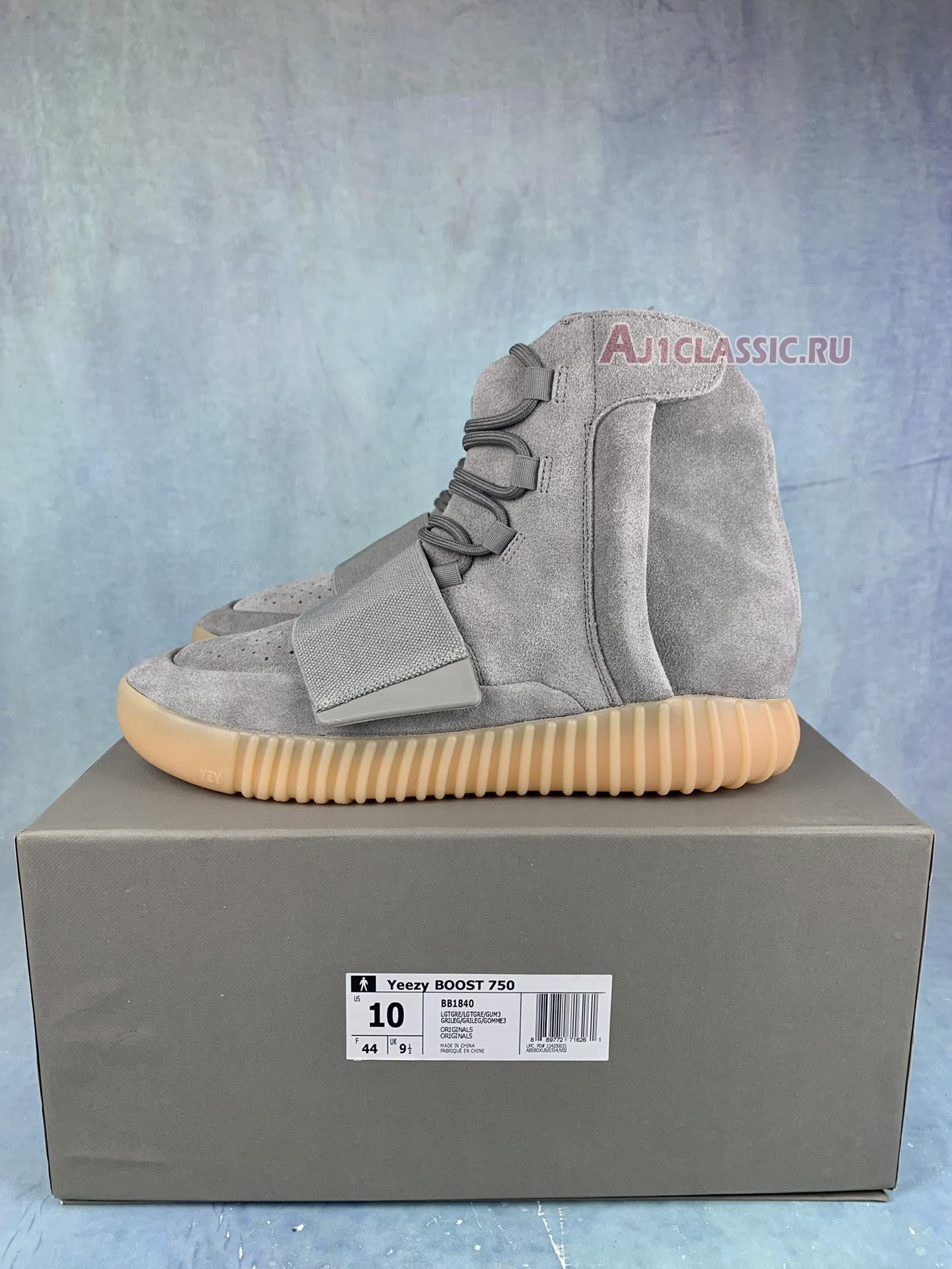 New Adidas Yeezy Boost 750 "Grey Gum" BB1840-2 Shoes