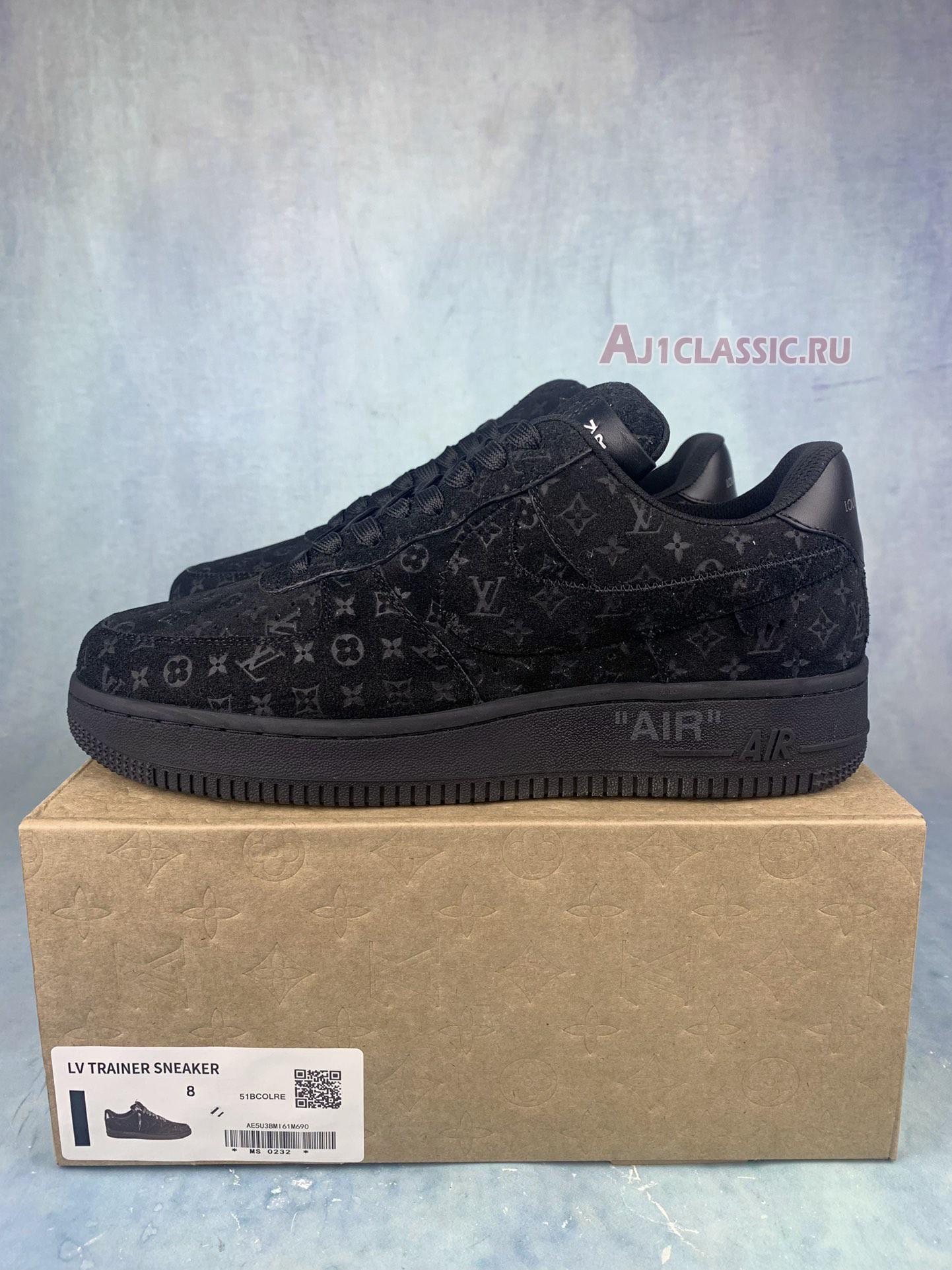 Louis Vuitton x Air Force 1 Low "Triple Black" 1A9V BLACK LOW