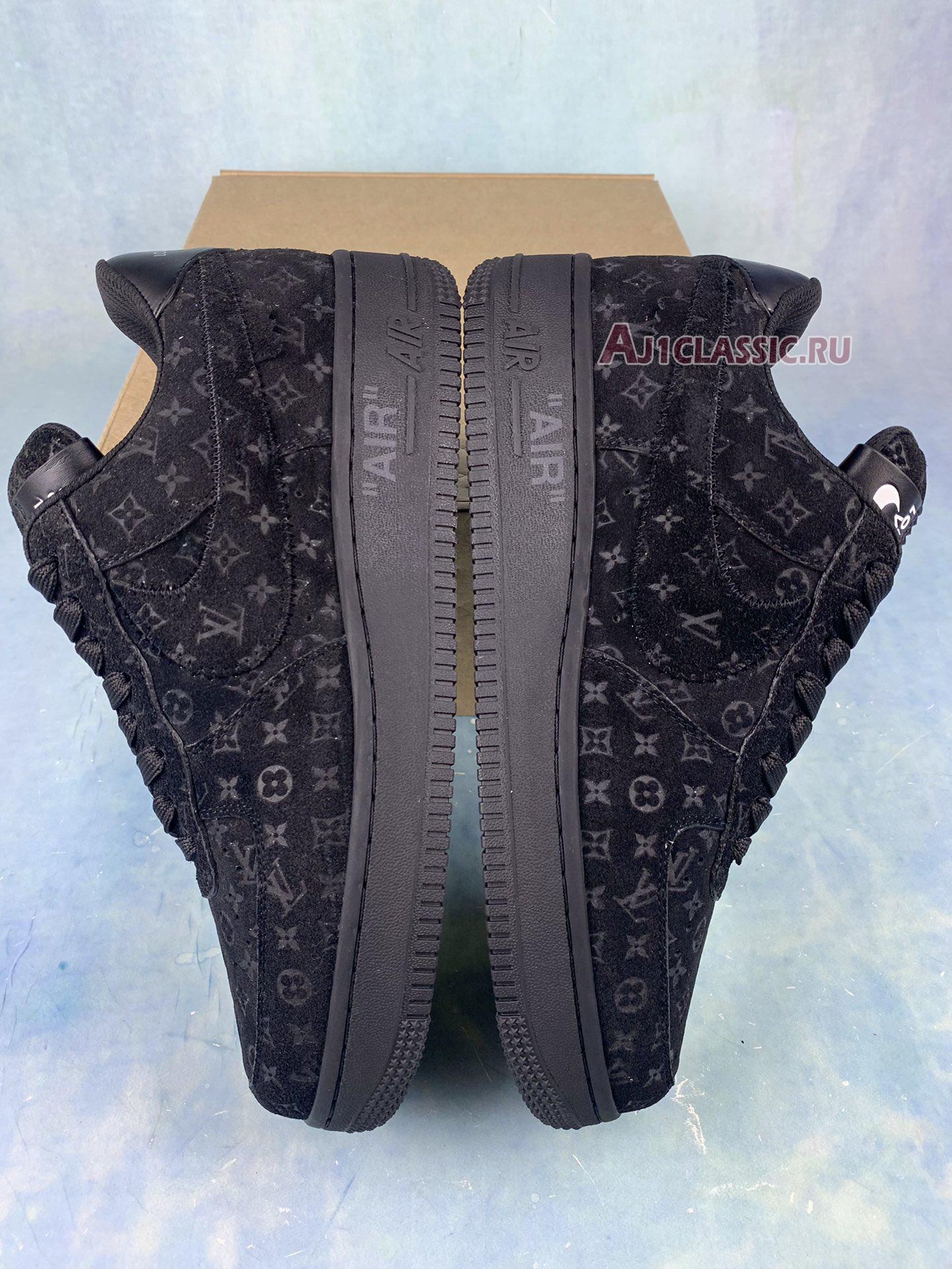 Louis Vuitton x Air Force 1 Low "Triple Black" 1A9V BLACK LOW