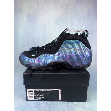 Nike Air Foamposite One Premium Abalone 575420-009 Black/Aurora Green-Black-Aurora Green Mens Womens Shoes