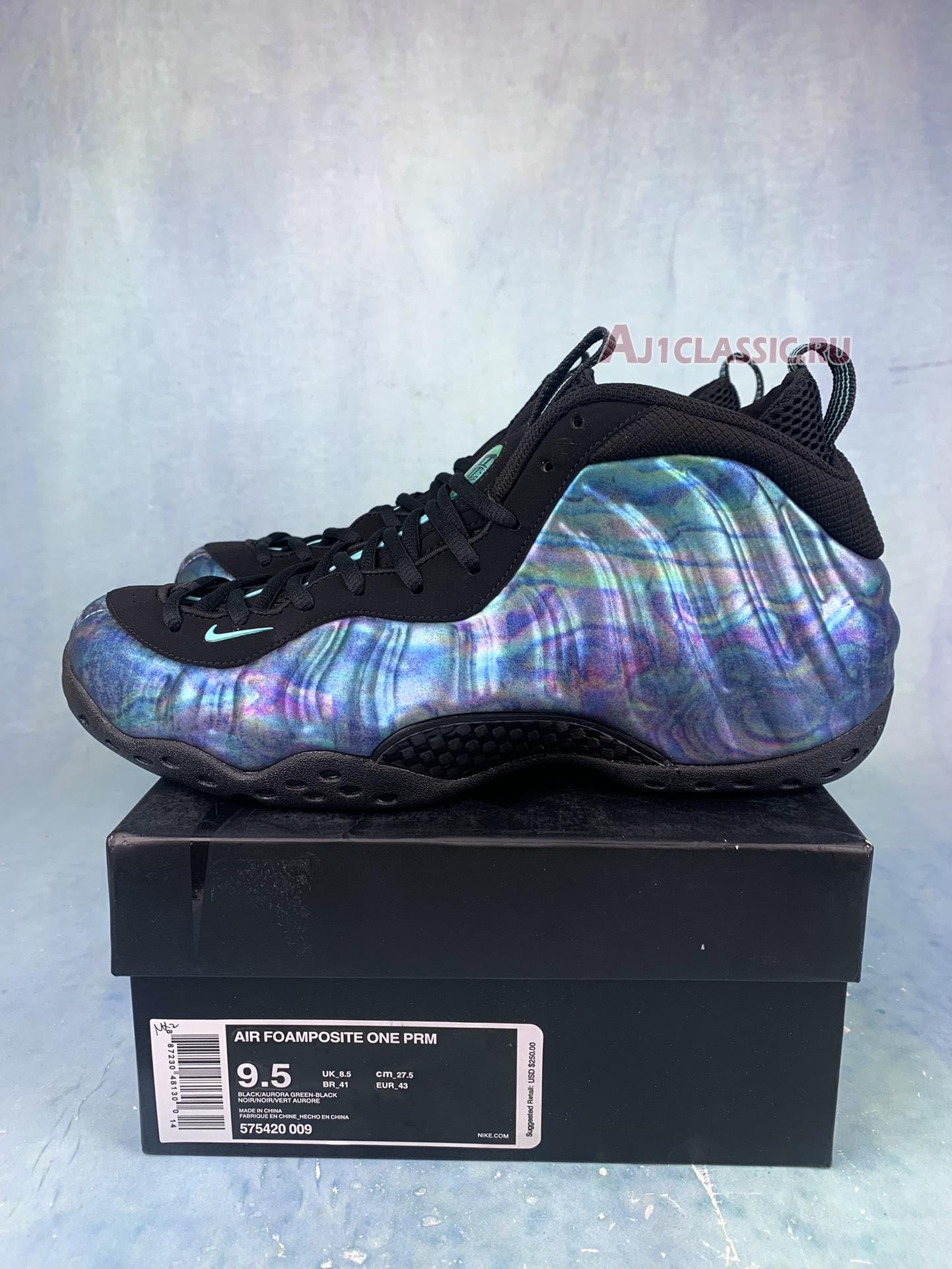 New Nike Air Foamposite One Premium "Abalone" 575420-009 Shoes