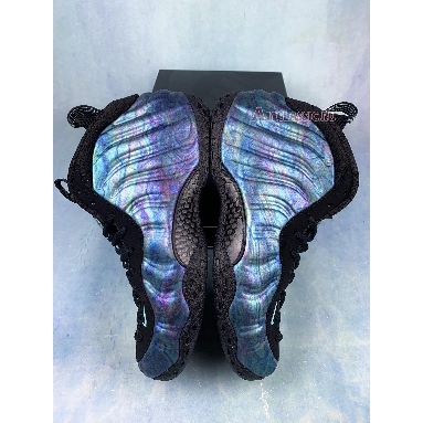 Nike Air Foamposite One Premium Abalone 575420-009 Black/Aurora Green-Black-Aurora Green Mens Womens Shoes