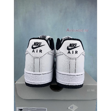 Nike Air Force 1 07 Contrast Stitch CV1724-104-2 White/Black/White Mens Womens Shoes