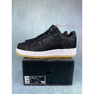 Fragment Design x CLOT x Nike Air Force 1 Black Silk CZ3986-001-2 Cool Grey/Wolf Grey/Pure Platinum Mens Womens Shoes