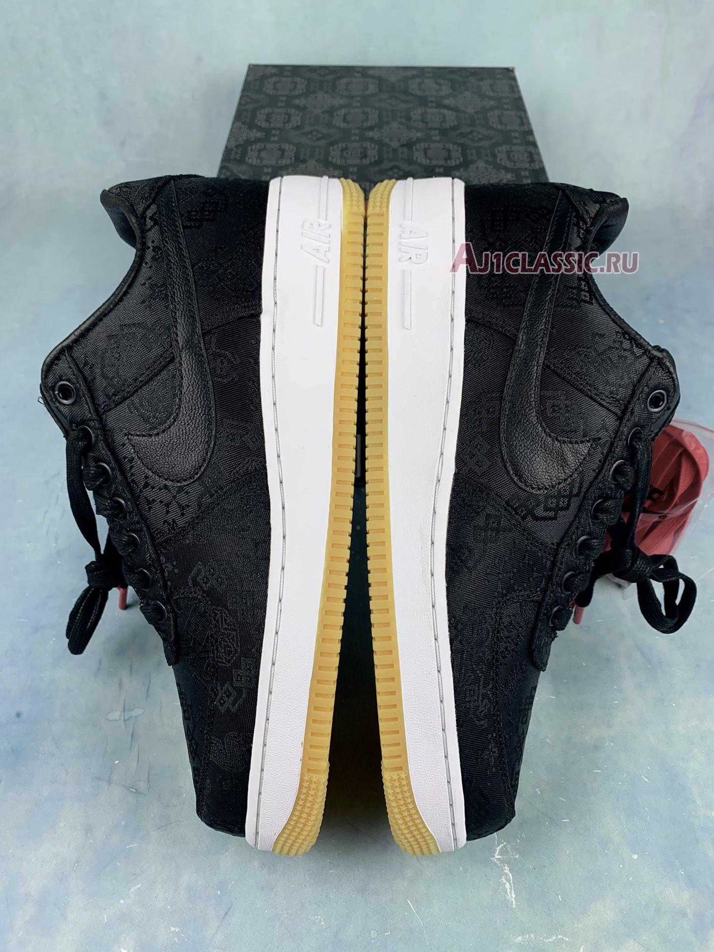 New Fragment Design x CLOT x Nike Air Force 1 "Black Silk" CZ3986-001-2 Shoes